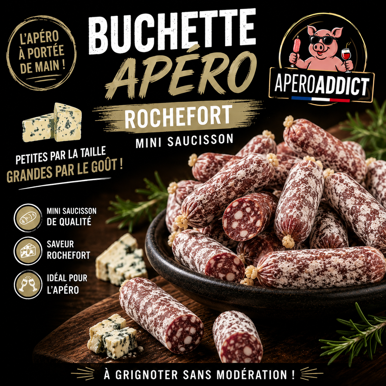 Buchettes Saveur Roquefort
