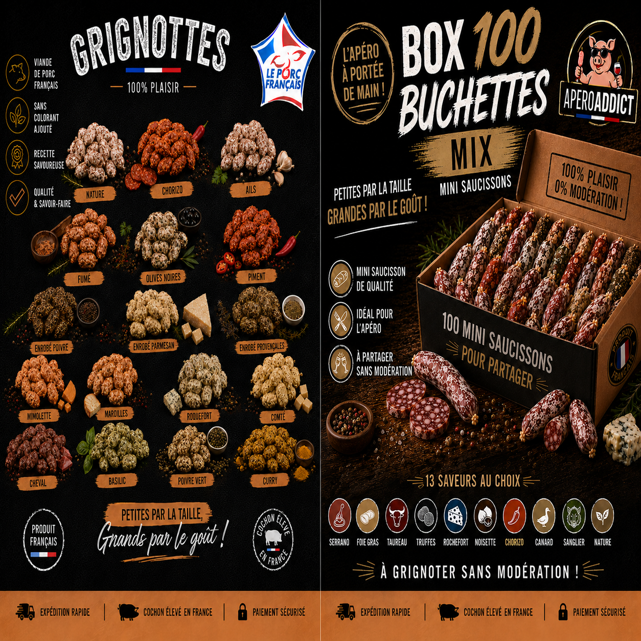 Buchette Et Grignottes Mix 200